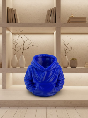 Lacivert Hoodie Kalemlik 10x10 cm Masa Üstü Düzenleyici