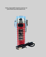 Outdoor Uyumlu Elektrikli Çakmak Fener - Görsel 2