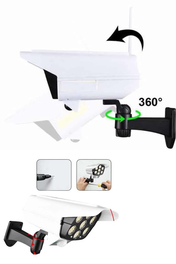 Compressed by jpeg-recompress Solar Bahçe Lambası Uzaktan Kumandalı Kamera Görünümlü Hareket Sensörlü - Görsel 4