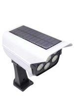 Solar Bahçe Aydınlatması Hareket Sensörlü Uzaktan Kumandalı Kamera Görünümlü - Görsel 5