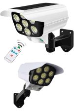 Solar Bahçe Aydınlatması Hareket Sensörlü Uzaktan Kumandalı Kamera Görünümlü - Görsel 4