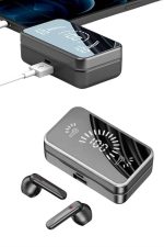 Powerbankli Bluetooth Kulaklık Yüksek Ses Aynalı Çift Dijital Gösterge Ekranı - Görsel 3