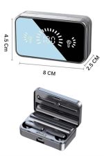 Powerbankli Bluetooth Kulaklık Yüksek Ses Aynalı Çift Dijital Gösterge Ekranı - Görsel 5