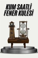 Eyfel Kulesi ve Deniz Feneri Dekoratif Masa Biblosu Hediyelik - Görsel 2