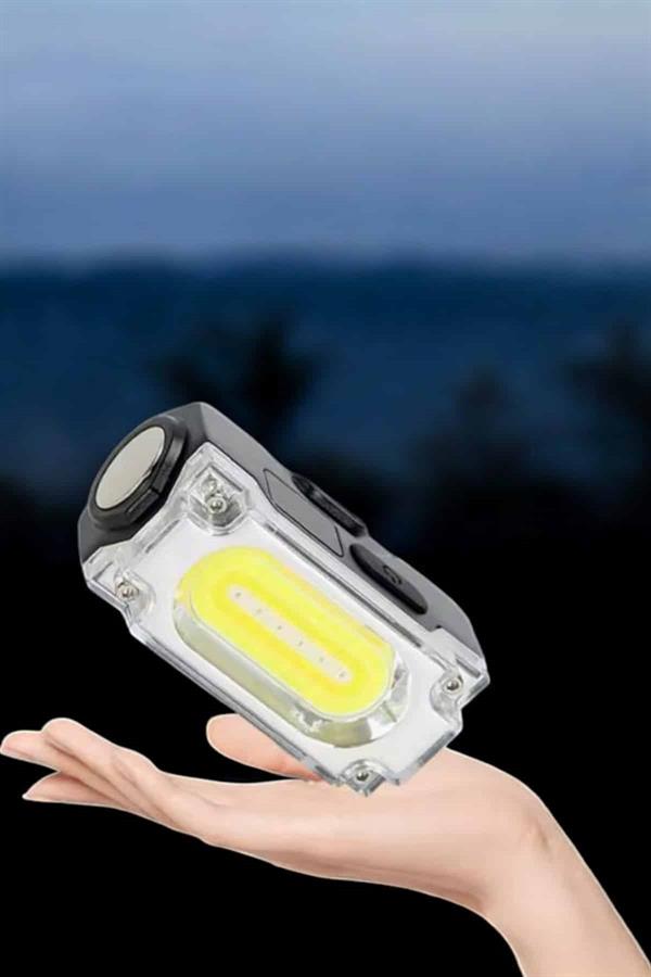 Compressed by jpeg-recompress Kafa Lambası El Fenerli Kamp Lambası USB Şarjlı Esnek Lamba - Görsel 4