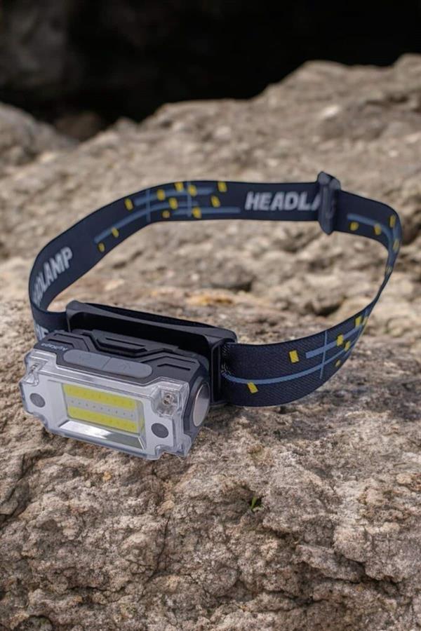 Compressed by jpeg-recompress Kafa Lambası El Fenerli Kamp Lambası USB Şarjlı Esnek Lamba - Görsel 3