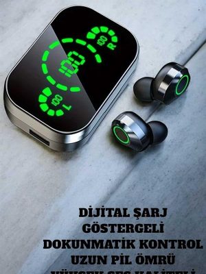 Bluetooth Kulaklık Mikrofonlu Dokunmatik Kontrol ANC Özelliği