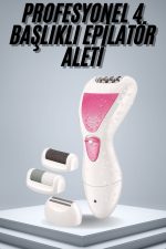 Epilatör Cihazı Epilasyon Aleti Çoklu Başlık Seçeneği Ayak Törpüsü