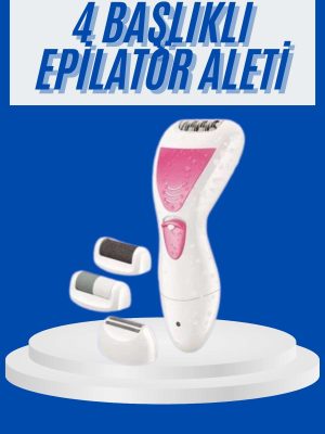 Profesyonel 4in1 Çok Amaçlı Epilasyon Aleti Şarjlı Pratik Taşınabilir