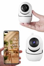 Mini IP Kamera Hareketli Güvenlik Kamerası Kablosuz Wifi Kamera Mikrofonlu - Görsel 2