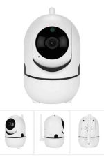 Baby Kamera Kablosuz 720P Beyaz 360 Derece Wifi Kamera Full HD 1080p - Görsel 3