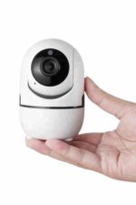 Baby Kamera Kablosuz 720P Beyaz 360 Derece Wifi Kamera Full HD 1080p - Görsel 4