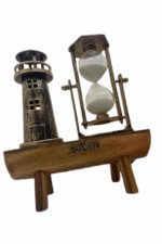 Dekoratif Kum Saati Deniz Feneri Retro Masa Hediyeli Eşya - Görsel 4