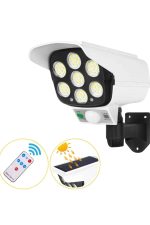 Solar Bahçe Aydınlatması Hareket Sensörlü Uzaktan Kumandalı Kamera Görünümlü - Görsel 3