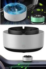 Elektronik Akıllı Küllük Hava Temizleyici Kokusuz Kül Tablası Anti-Duman - Görsel 2