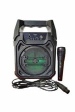 Bluetooth Hoparlör Led Işıklı Taşınabilir Kablosuz Speaker Uzun Pil Ömrü - Görsel 2