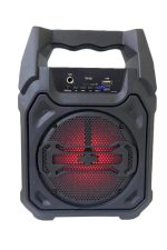 Bluetooth Hoparlör Led Işıklı Taşınabilir Kablosuz Speaker Uzun Pil Ömrü - Görsel 5