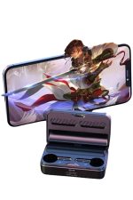 Yeni Nesil Kablosuz Kulaklık Aynalı Powerbank Özellikli Bluetooth Bağlantılı Dijital Göstergeli - Görsel 4