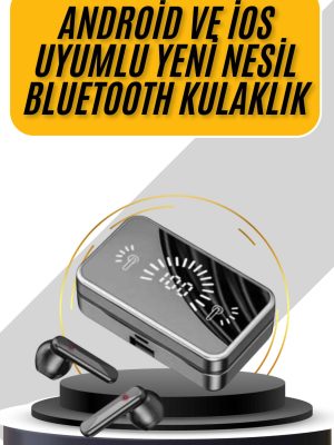 İos Android Uyumlu Bluetooth Kulaklık Kablosuz Kulaklık Yüksek Basslı