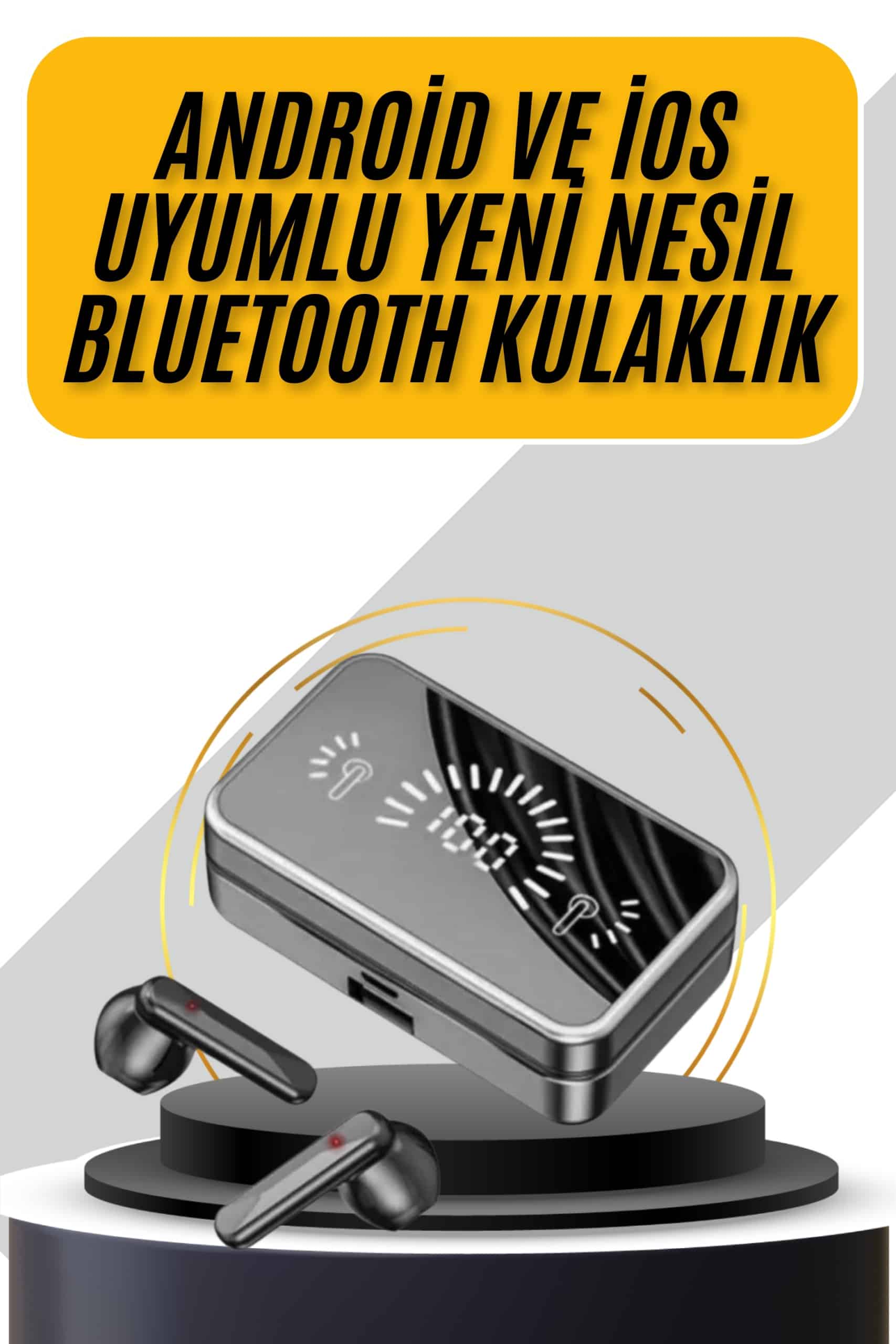1215237_6-20-scaled-1.jpg İos Android Uyumlu Bluetooth Kulaklık Kablosuz Kulaklık Yüksek Basslı - Görsel 1