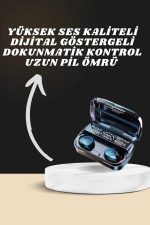 Yeni Model Akıllı Saat ve Kulaklık Kampanyası Nabızz Ölçer Bluetooth Bağlantılı Uzun Pil Ömrü - Görsel 2