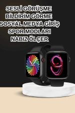 Dokunmatik Akıllı Saat Yeni Nesil Kulaklık Kampanyası ANC Özelliği Yüksek Ses Kaliteli - Görsel 3