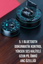 Gürültü Önleyici Spor ve Günlük Kullanım için Konforlu ve Şık Kablosuz Kulaklık - Görsel 4