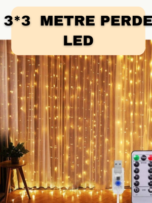 İç ve Dış Mekan Perde LED – Bahçe, Balkon ve Veranda İçin