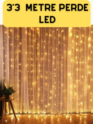 Şelale Tasarımlı Perde LED – Düğün ve Özel Gün Işıkları