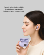 YXG10 Kablosuz Kulaklık – Bluetooth 5.4, Dokunmatik, LED Ekranlı Şarj Kutusu - Görsel 4