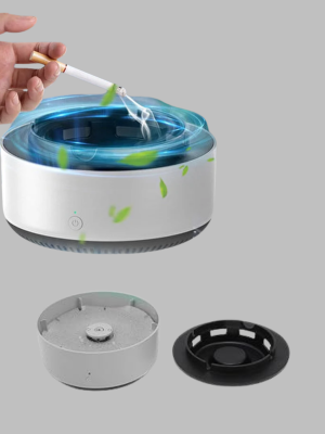 Hava Temizleyici Küllük – Sigara Dumanı Filtreli, Sessiz Çalışan, Şık Tasarım