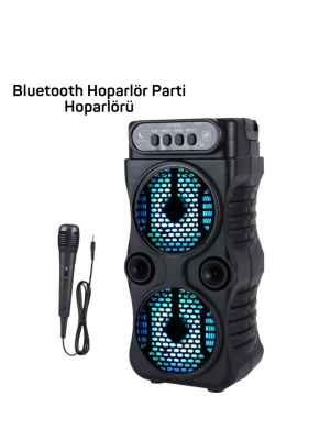 LED Parti Işıklı Bluetooth Hoparlör