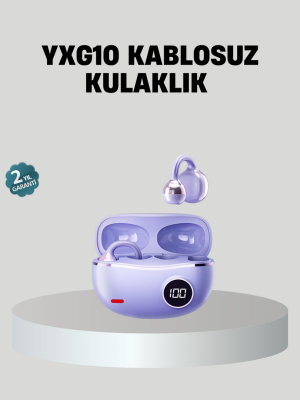 Kulak Arkası Klipsli Bluetooth Kulaklık YXG10 Silikon Malzemeli Ergonomik