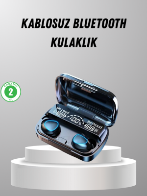 TWS Kablosuz Kulaklık Şarj Kutulu 20 Saat Kullanım Konforlu