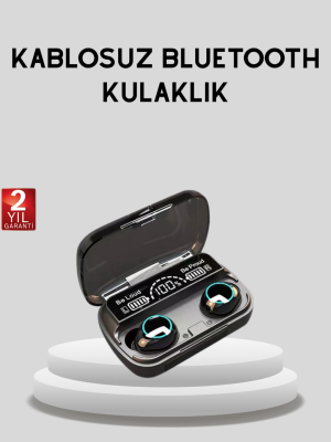 Bluetooth 5.1 M10 TWS Kulaklık Ergonomik Tasarım Yüksek Ses Kaliteli