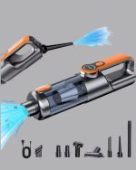 Mini El Süpürgesi Çok Başlıklı Kablosuz Vakum Güçlü Emiş Numaratör Hediyeli - Görsel 4