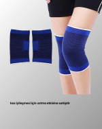 Anti-Slip Diz Bandajı Sporcu Desteklikli Koruyucu Model - Görsel 4