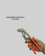 Çelik Alaşımlı Ayarlı Papağan Pense Yalıtımlı Sap - Görsel 2