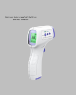 Kızılötesi Alından Temassız Ateş Ölçer Akıllı Sesli Uyarı - Görsel 2