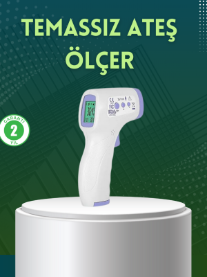 Kızılötesi Temassız Ateş Ölçer LCD Ekranlı Hassas Termometre