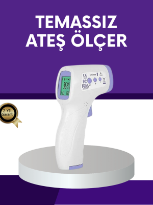 Temassız Ateş Ölçer Dijital Kızılötesi Termometre Hızlı Ölçüm