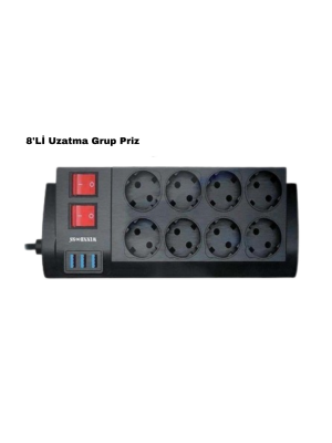 8Lİ PRİZ