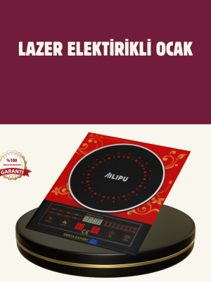 8 Programlı LED Ekranlı İndüksiyon Ocak 80–270°C Sıcaklık Ayarı