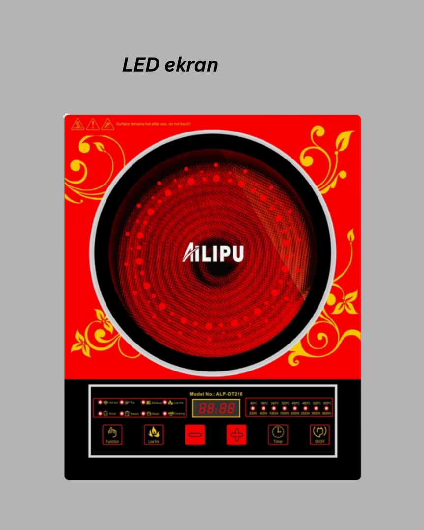 1243780_8-4.png 2400 Watt Akıllı İndüksiyon Ocak Dokunmatik Kontrol Isı Ayarlı - Görsel 3