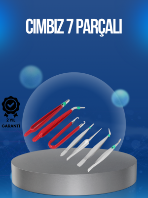 Elektronik Devre ve Saat Tamiri İçin 7’li Paslanmaz Çelik Cımbız