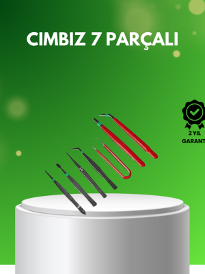 7 Parça Hassas Çelik Cımbız Seti Elektronik ve Saat Tamiri İçin