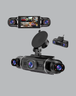 4 Kameralı Araç İçi Kamera 1080P GPS Takip WiFi Gece Görüşlü - Görsel 4