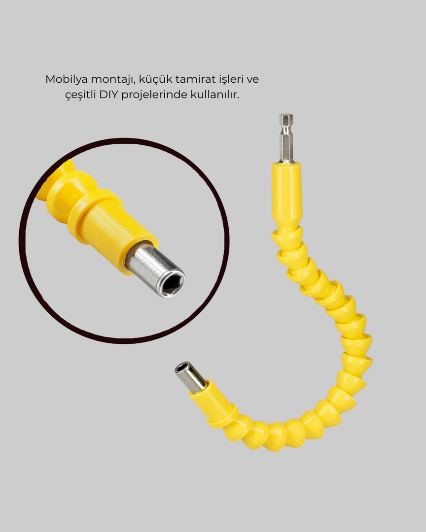 1243885_8-15.png 12’li Akrobat Bits Vidalama Seti Esnek Uç Çok Yönlü Kullanım - Görsel 3