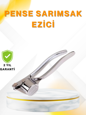 Metal Sarımsak Ezici Ergonomik Tutma ve Güçlü Presleme