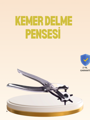Profesyonel Deri Delme Pensesi Döner Başlıklı Kemer Delici 6 Fonksiyonlu